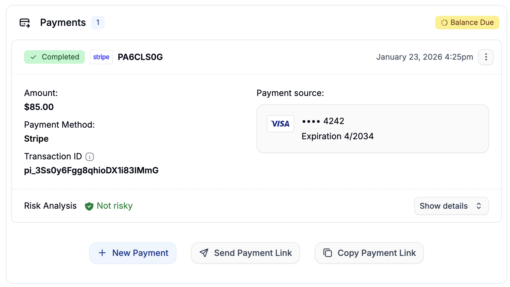 Adding a payments to an existing order in Spree Commerce