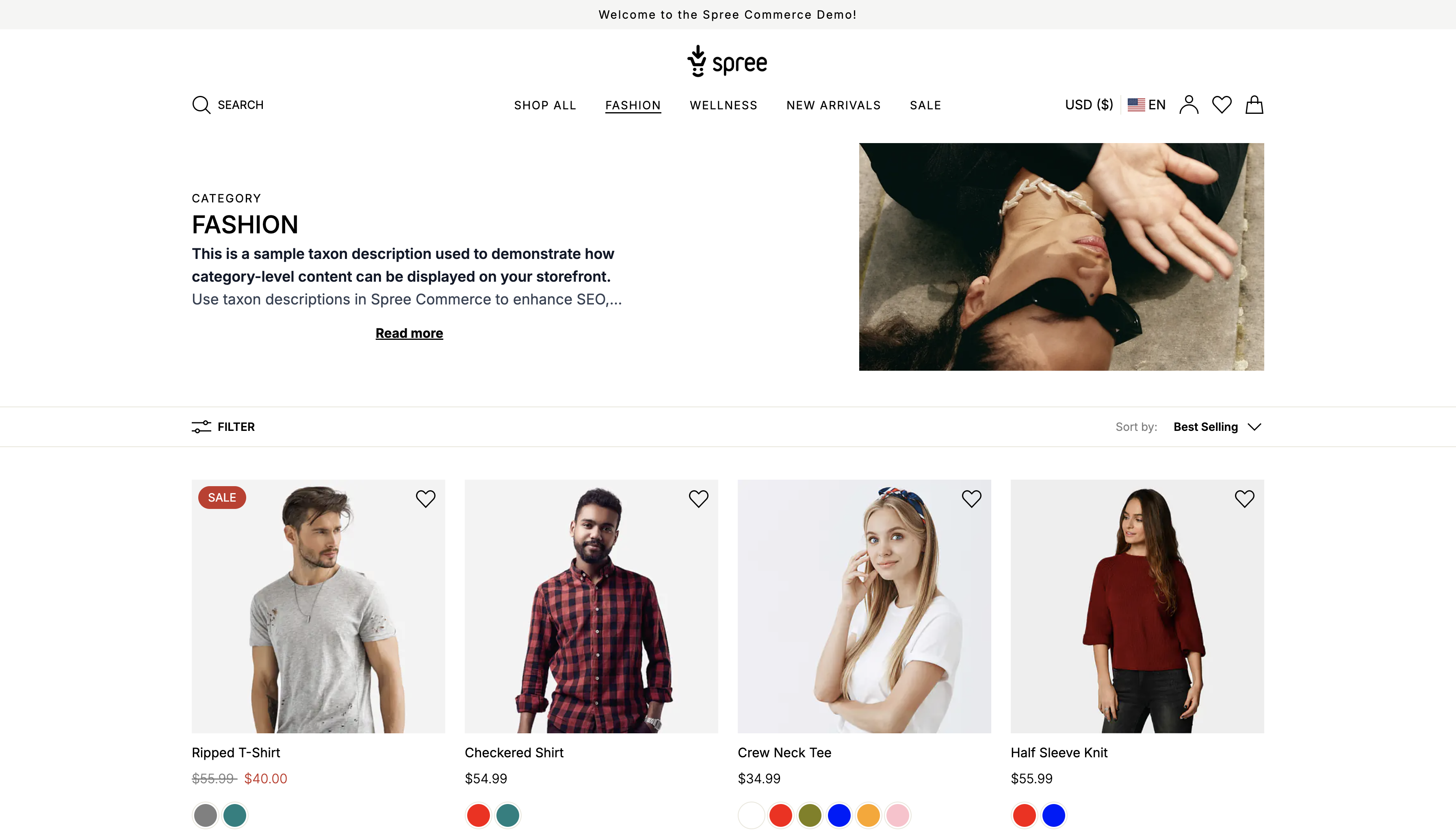 Edit Taxon pages in Spree Commerce