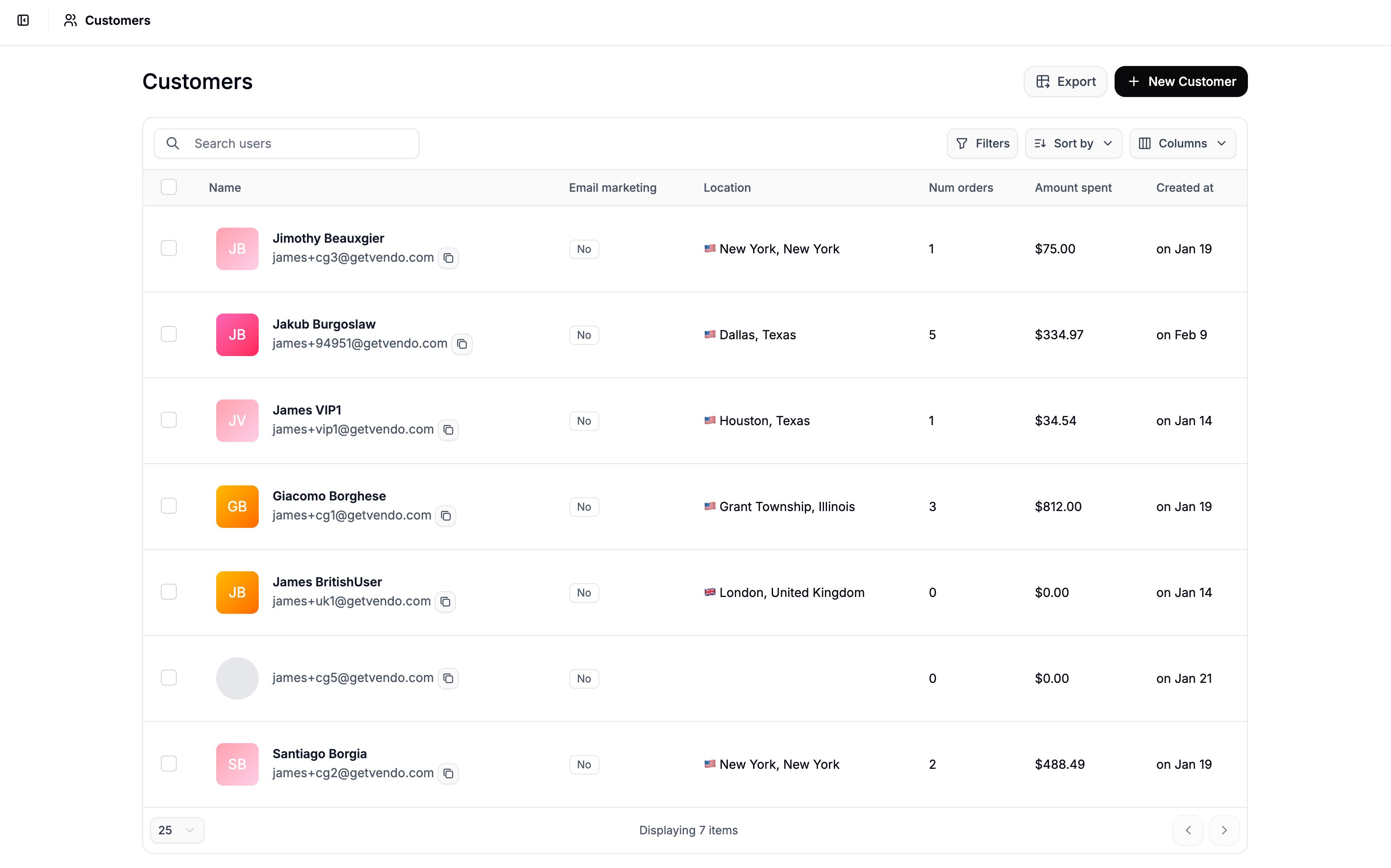 Understanding the customer profile page in Spree commerce