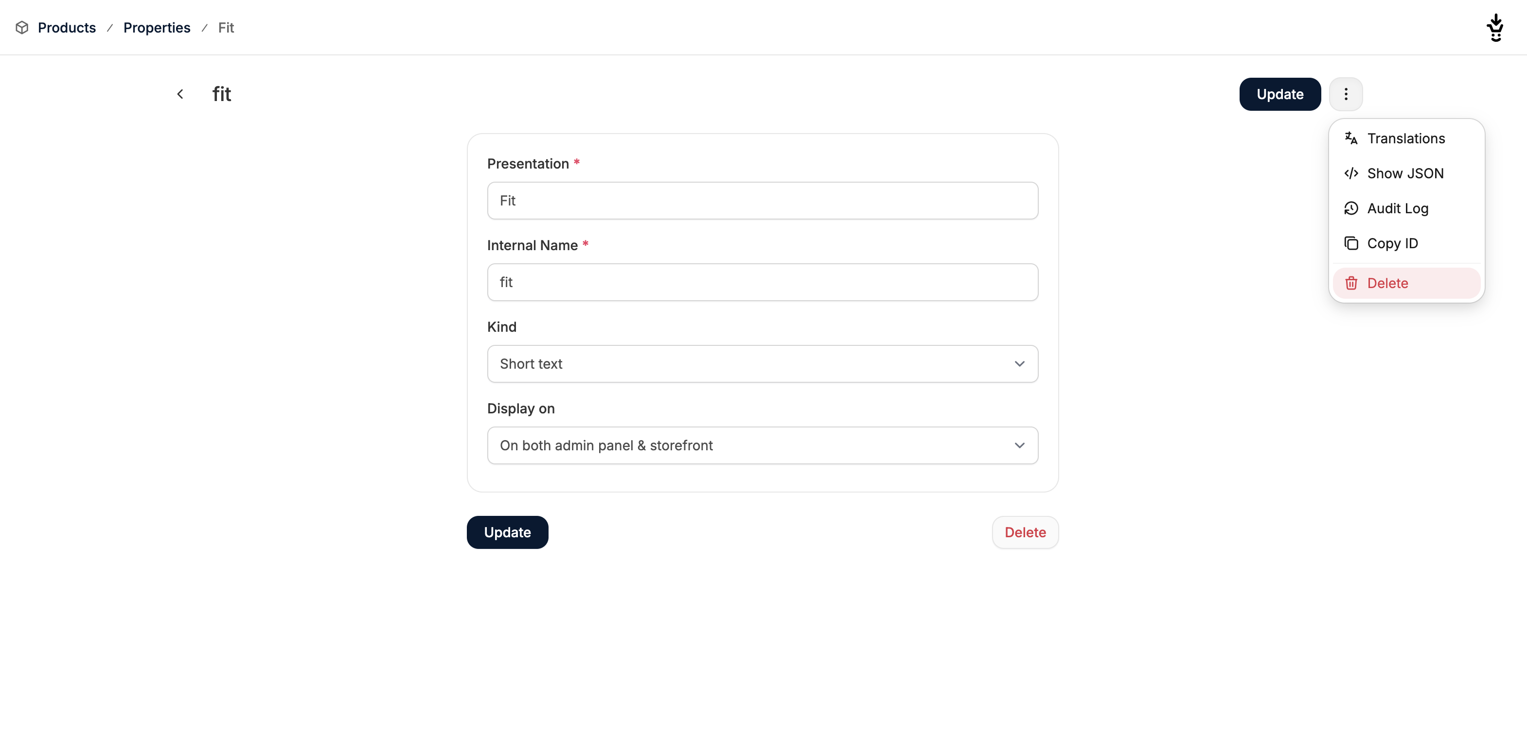 How to delete product properties in Spree