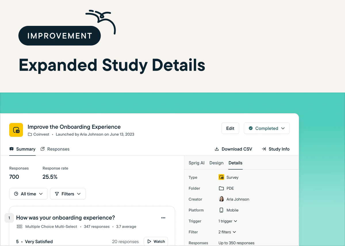 See Essential Details About Your Study’s Design In Just One Click