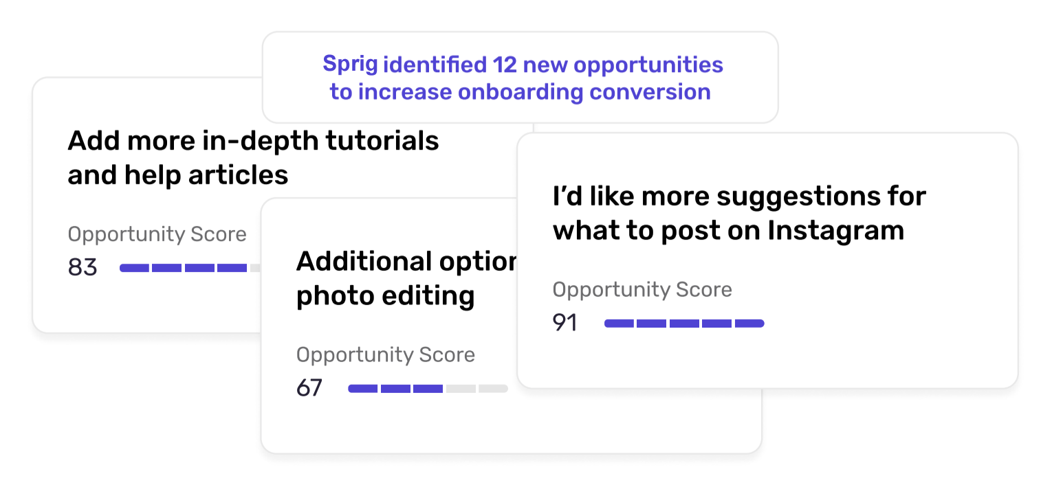 Top 4 Studies - Sprig Docs