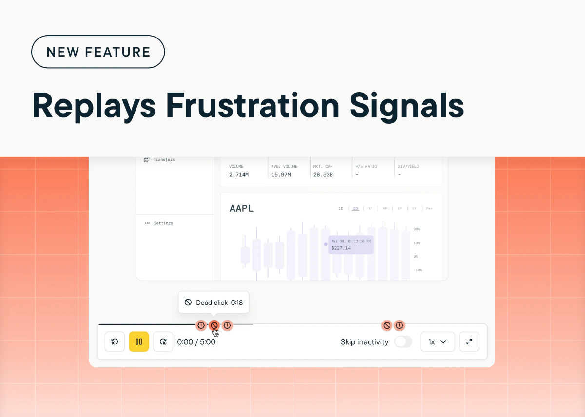 Uncover Friction Points with Frustration Signals in Sprig Replays