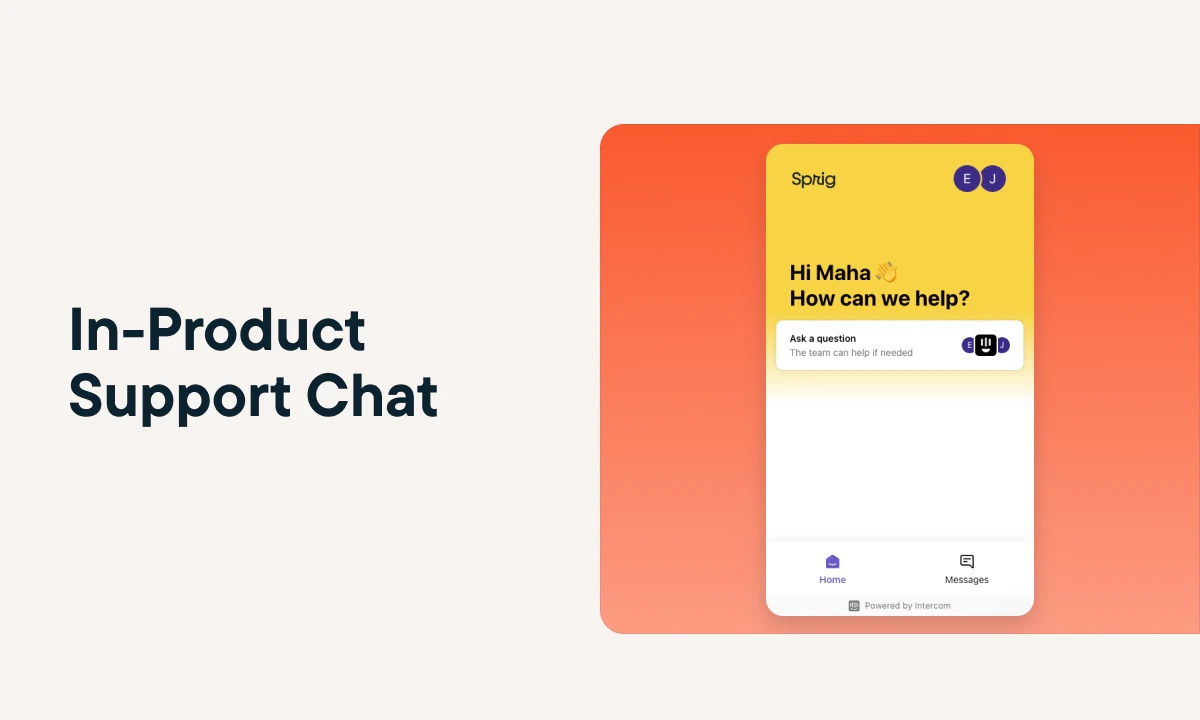 Get Rapid Sprig Support With Our New In-Product Chat Tool