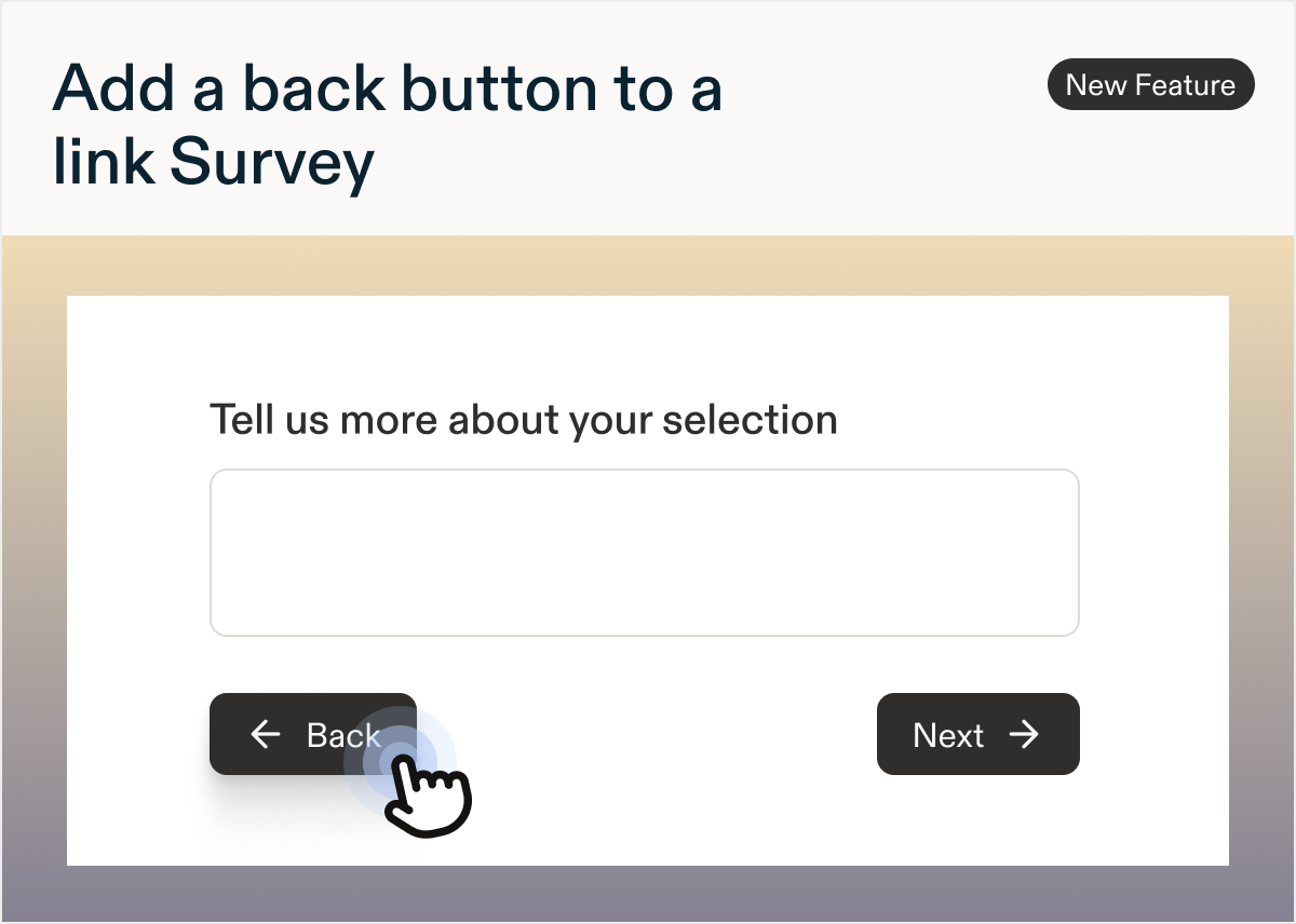 Changelog Back Button