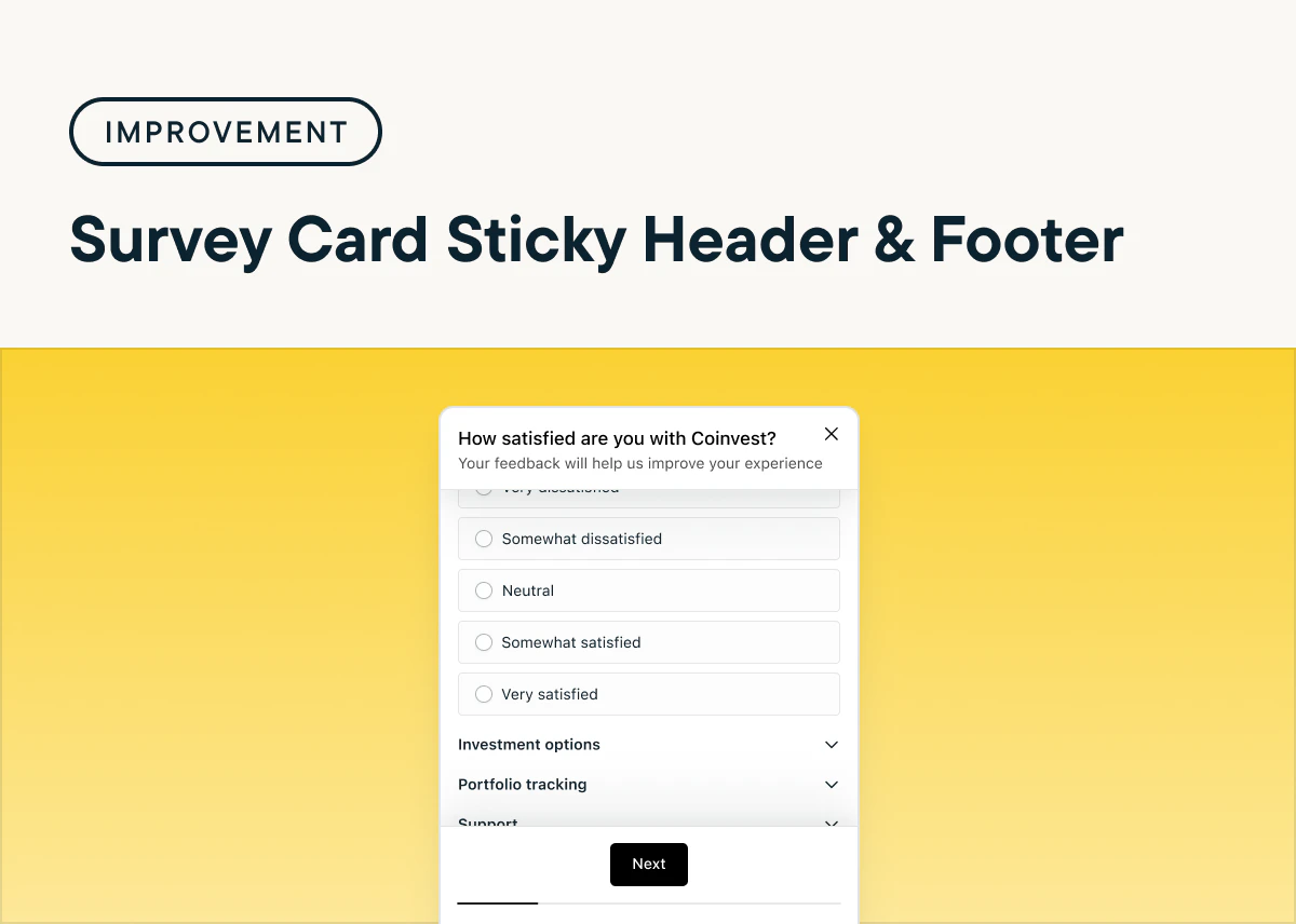 Enhance Survey Usability with Sticky Headers and Footers on Web