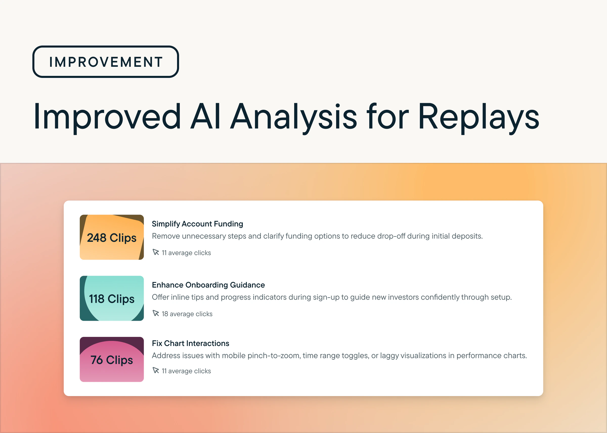 Get More Actionable Themes With Improved Replays AI