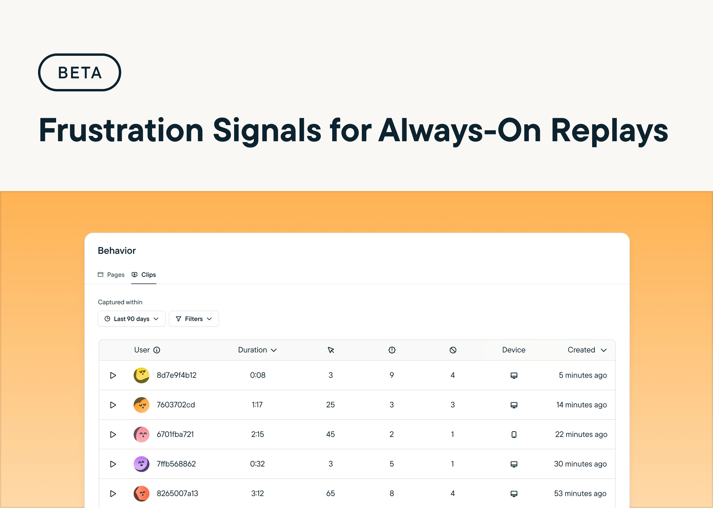 Detect Friction At Scale With Frustration Signals for Always-On Replays
