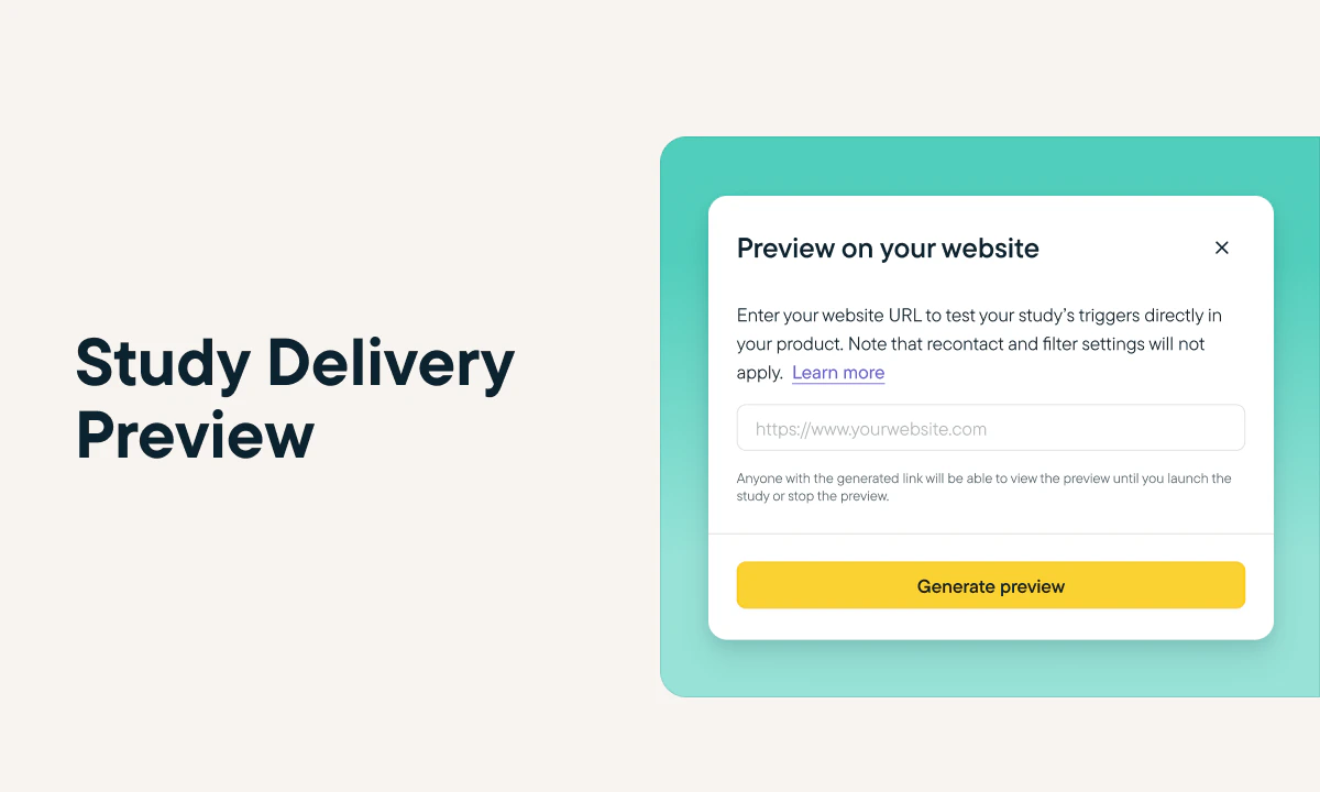 Test Studies Directly In Your Web Product Before You Launch