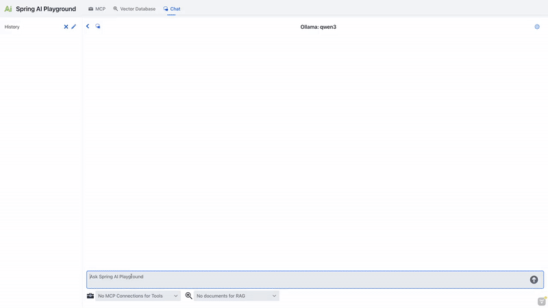 Chat Playground with MCP