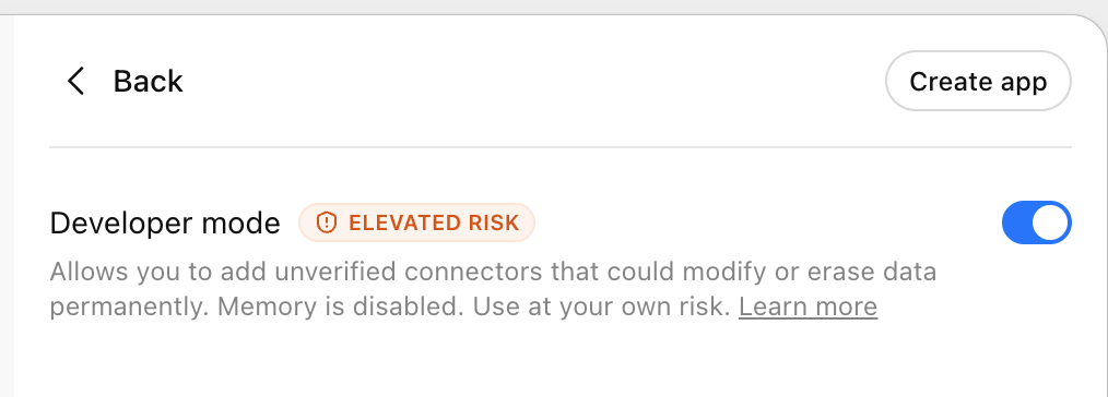 Enable developer mode
