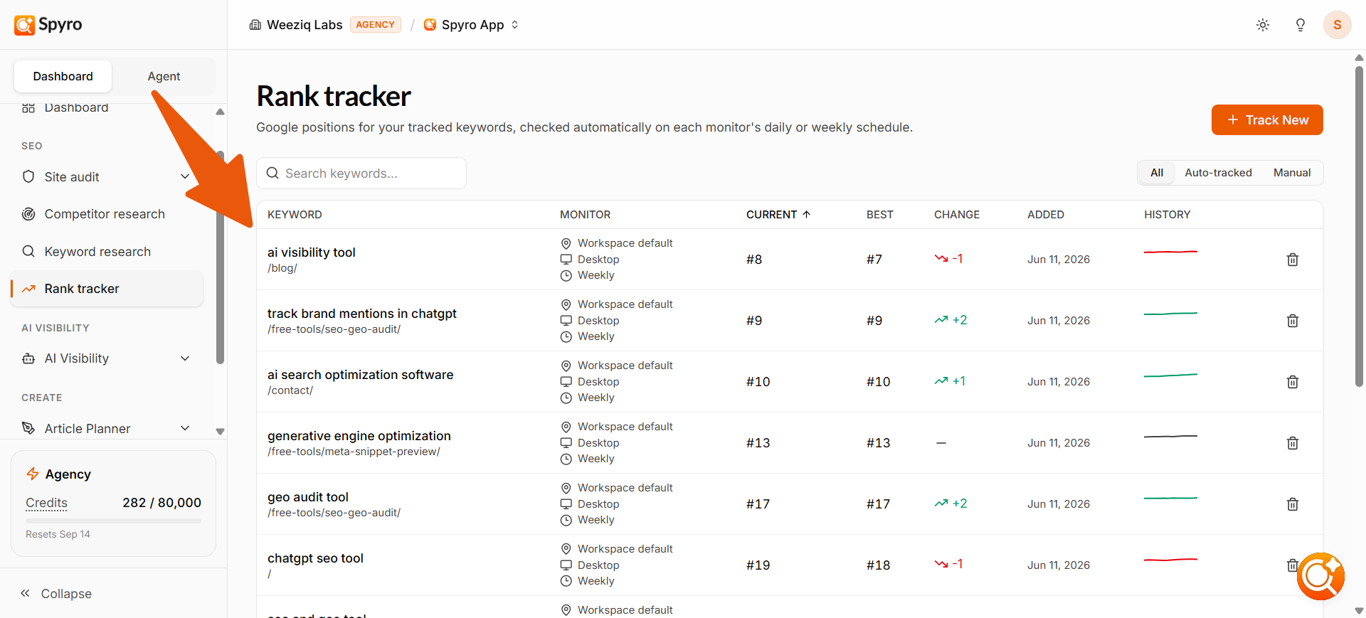 Rank Tracker 1