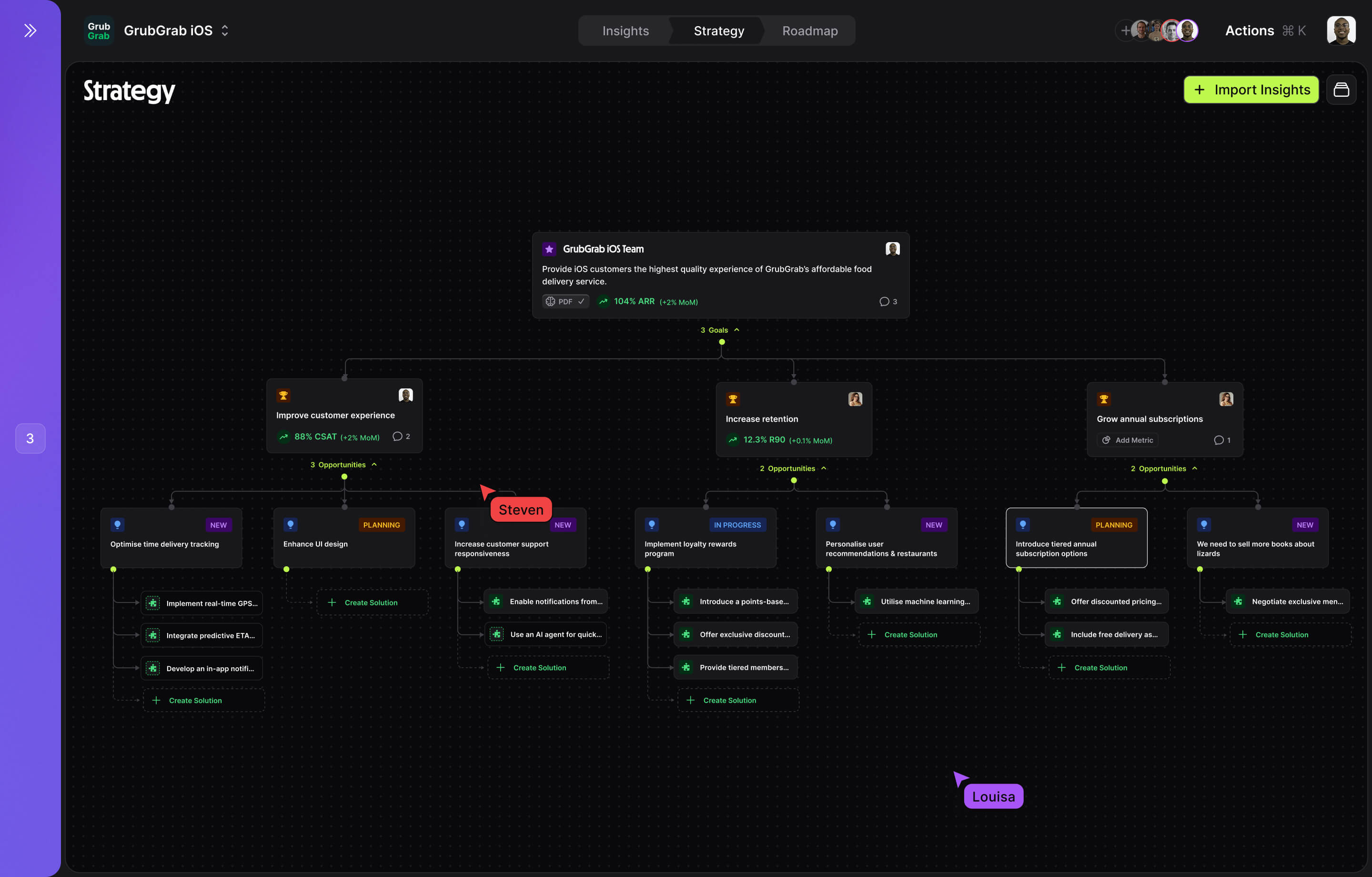 Squad Strategy Map