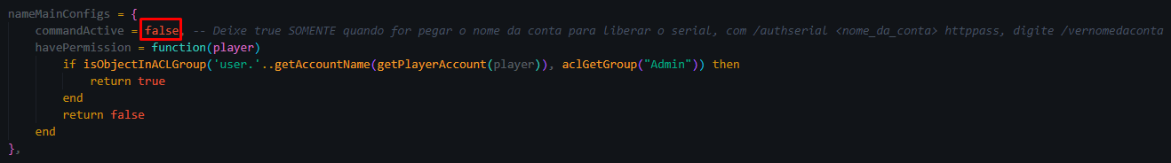 Configuração HTTP Password