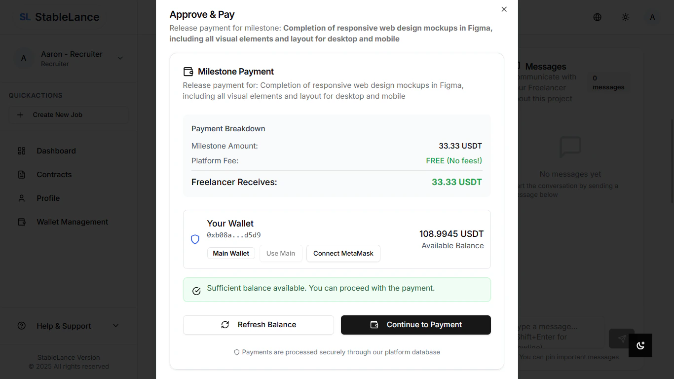 Screenshot of a deployment confirmation message that says All checks have passed.