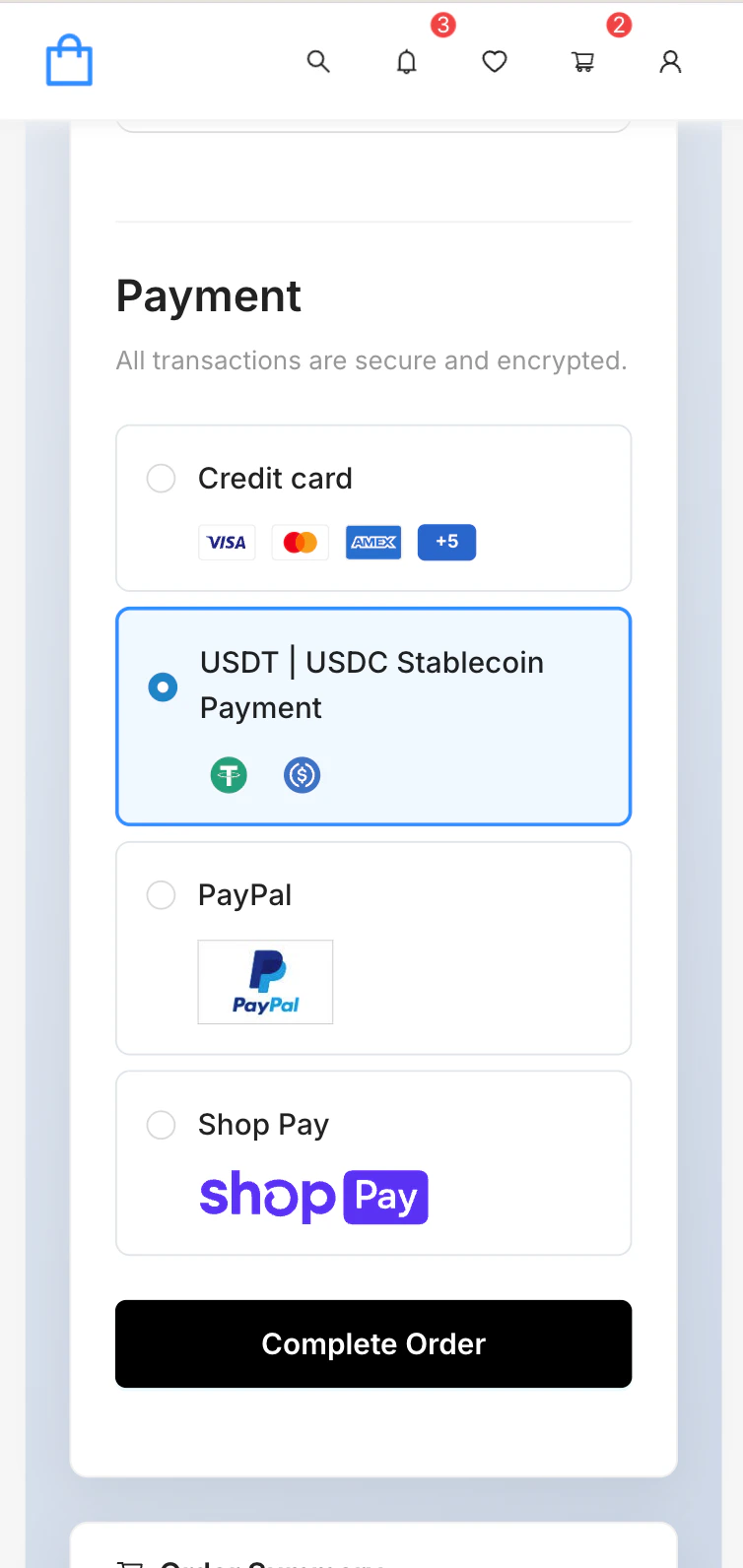 API 移动端收银台示例