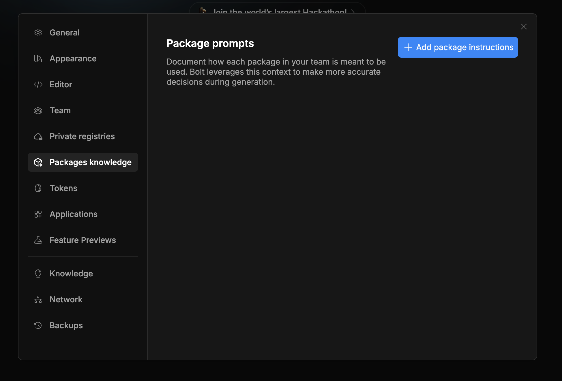 Add Package Instructions Pn