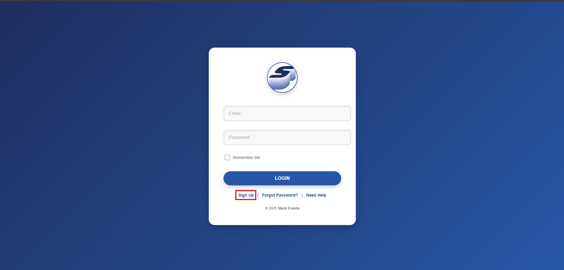 Sign-Up UI Screenshot
