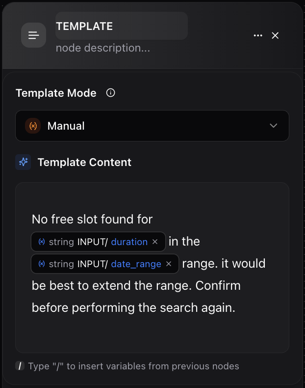 Dume.ai Workflow Template configure Workflow Dume.ai template configure