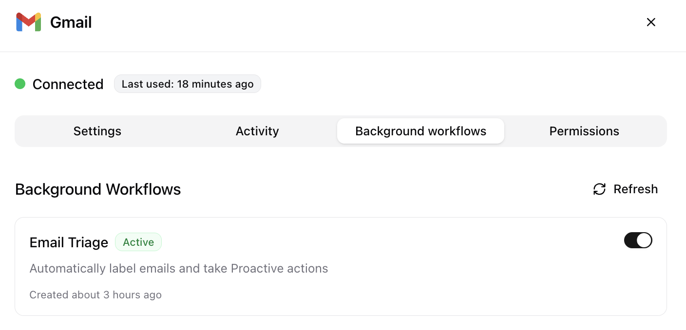 Gmail Background Workflows Gmail Background Workflows