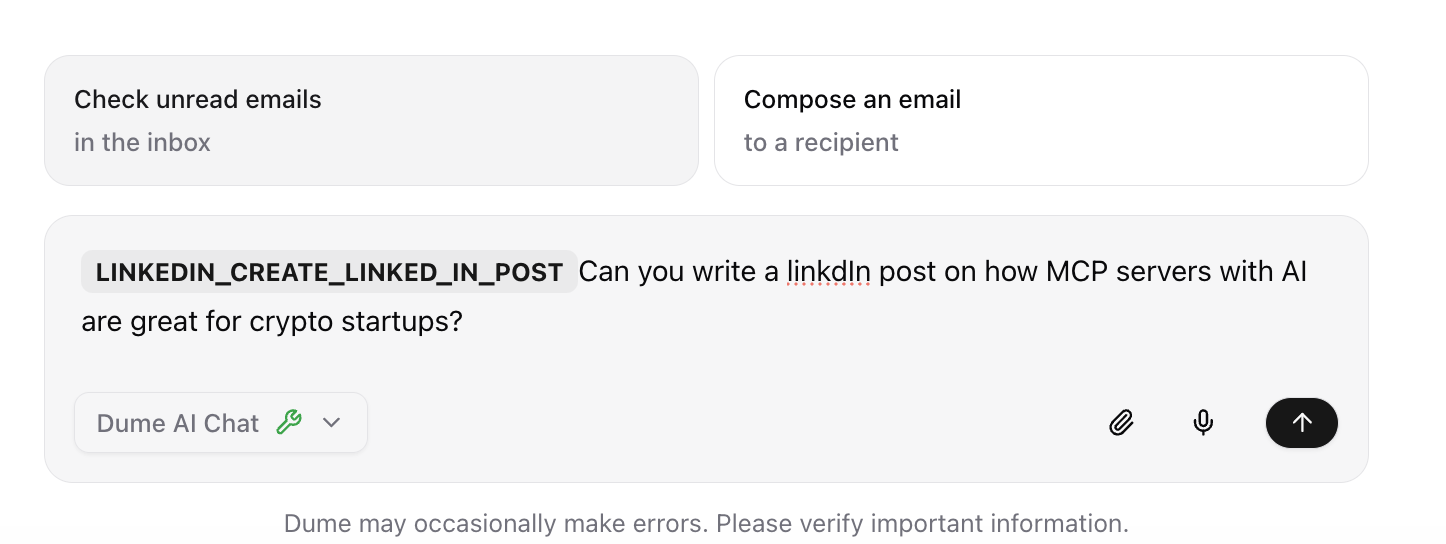 How to use MCP in chatbox Use MCP
