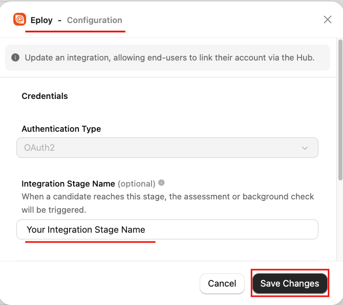 configure eploy