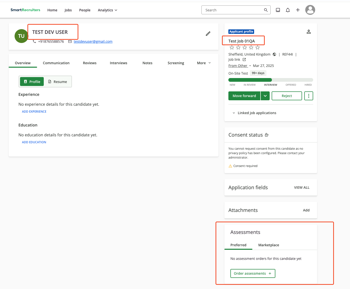 Input External Trigger Token