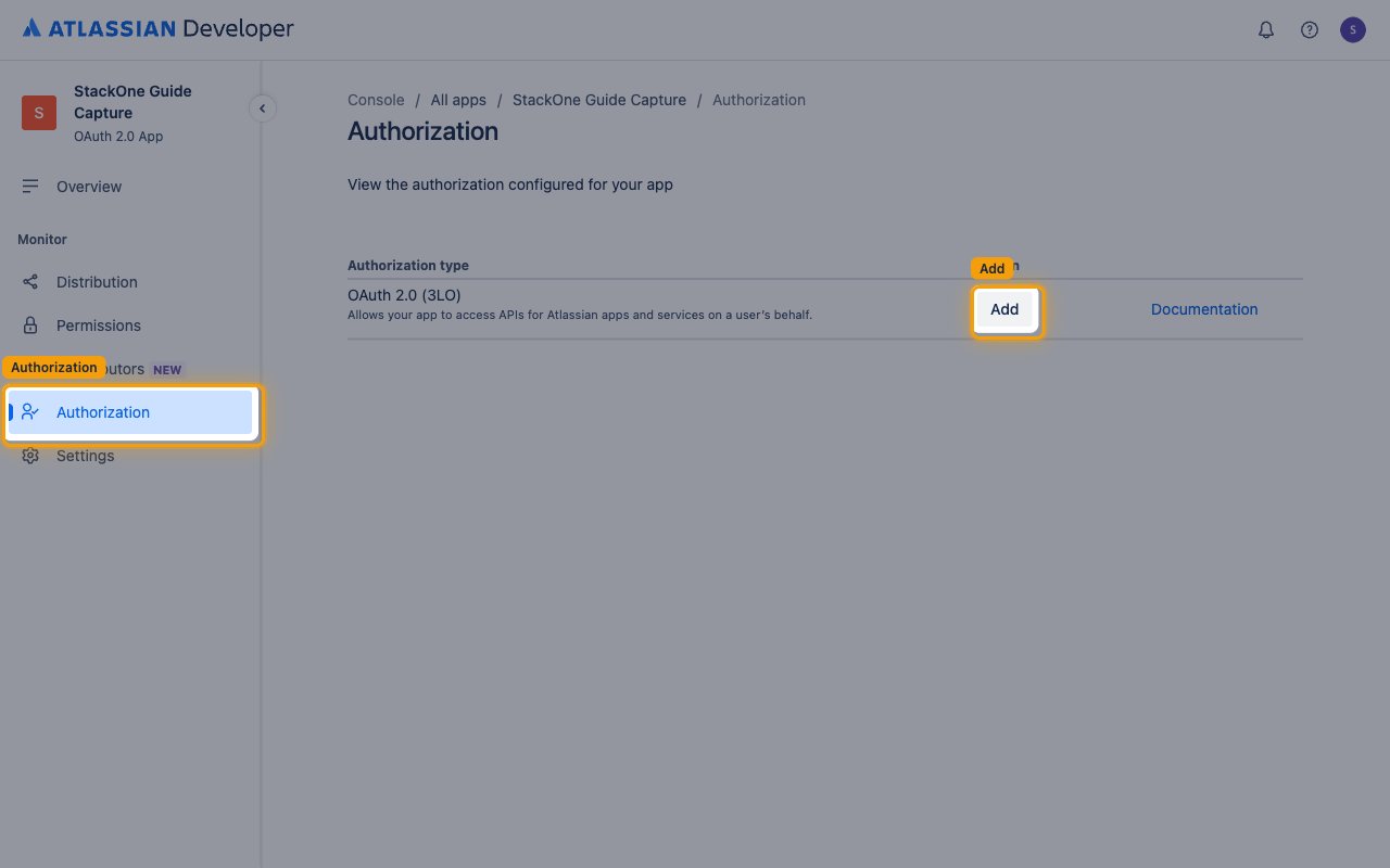 Authorization page with the Authorization sidebar item and the Add button highlighted