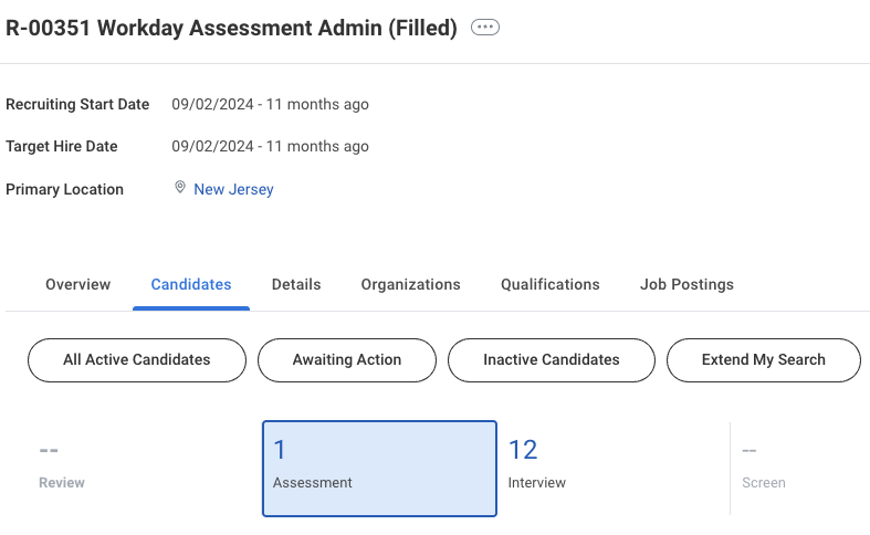Assessment Stage