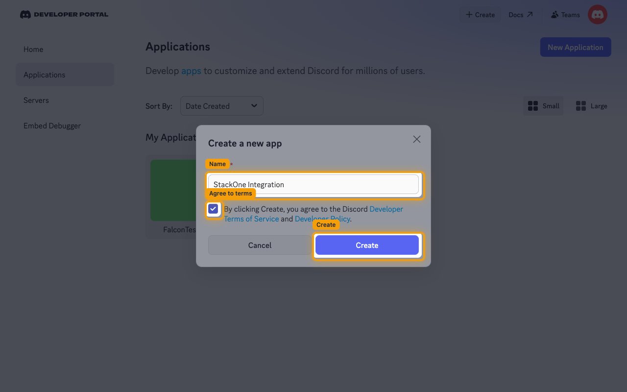 The Create a new app dialog with the Name field, the terms checkbox and the Create button highlighted