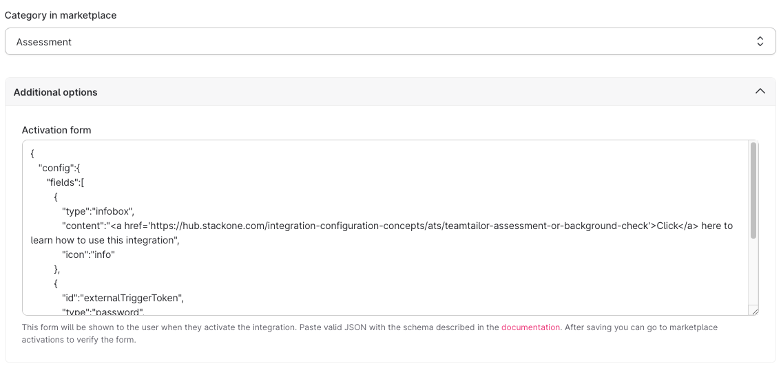 Activation Form