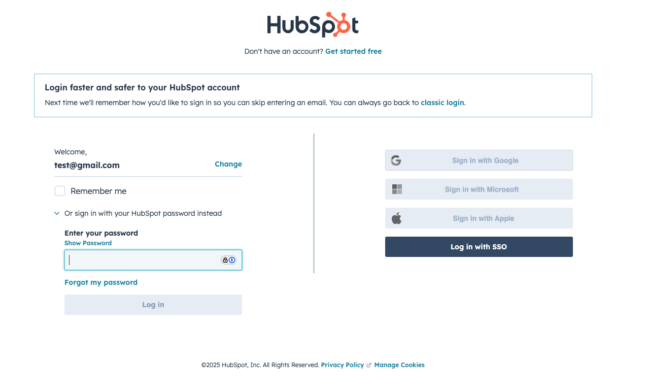 Log In