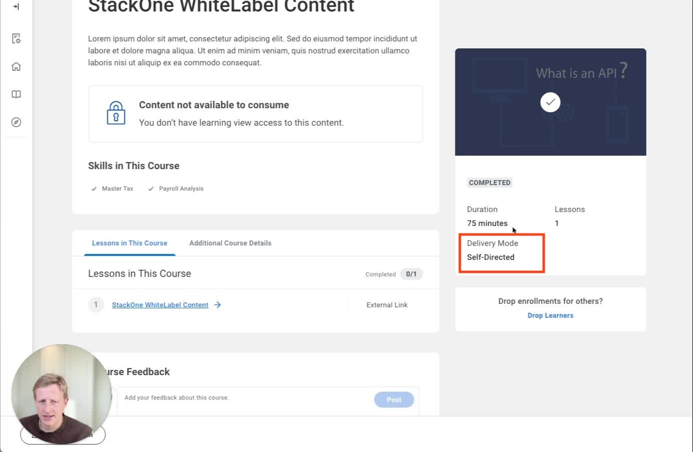 Access type configuration