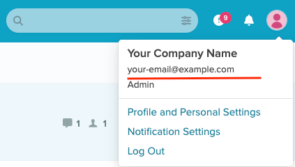 Login Email Location
