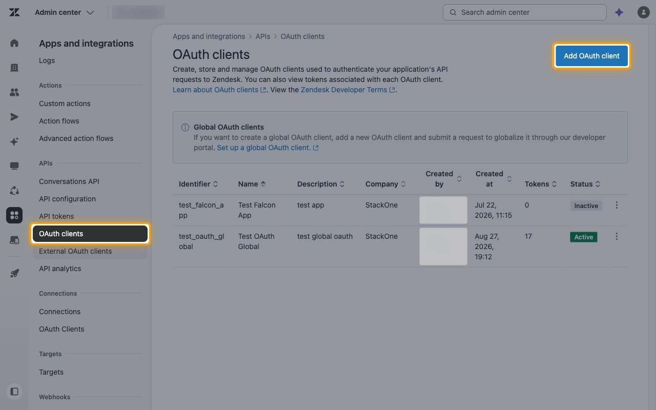 The OAuth clients page with the Add OAuth client button highlighted