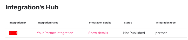 Integration hub