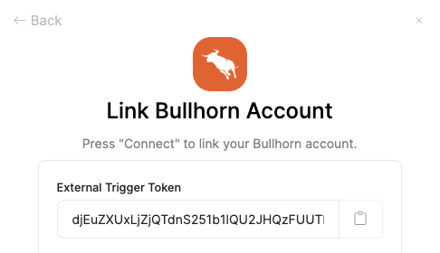 External Trigger Token