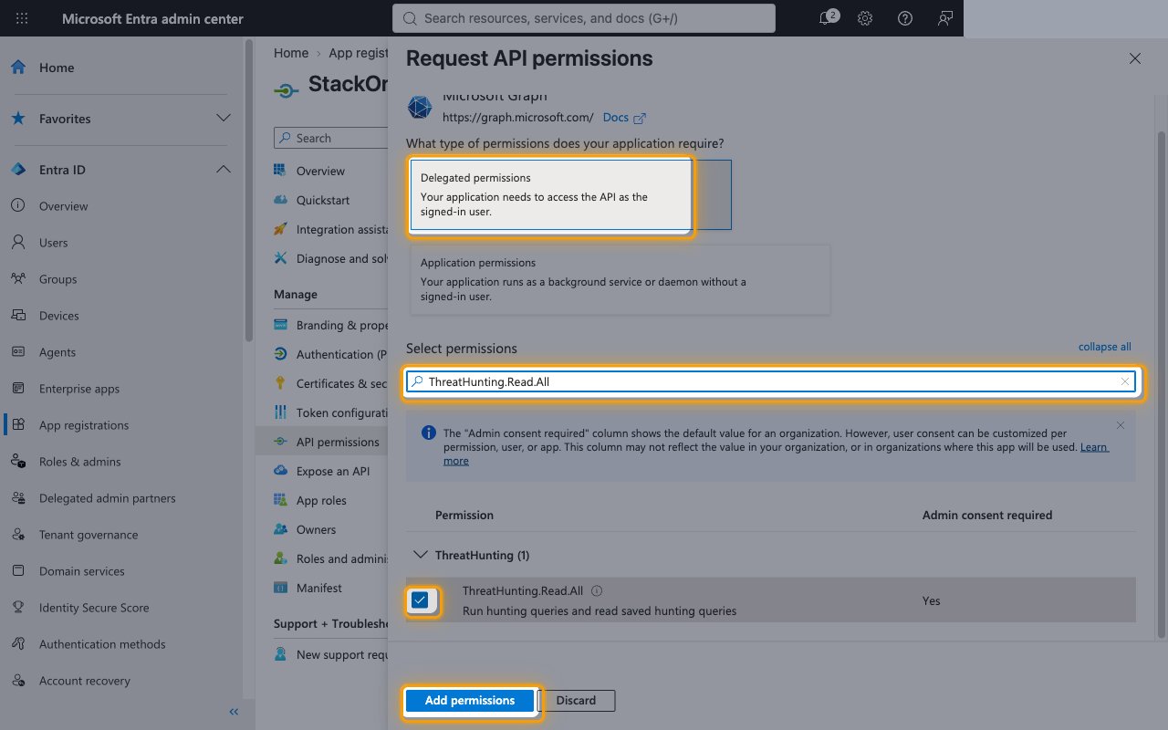 Delegated permission search with a selected permission and the Add permissions button highlighted