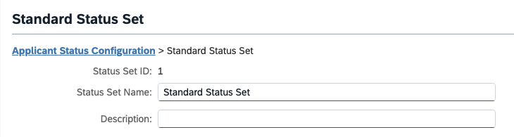 Direct to status set page