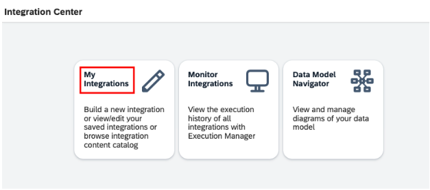 My Integrations