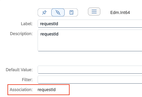 Updated data field association