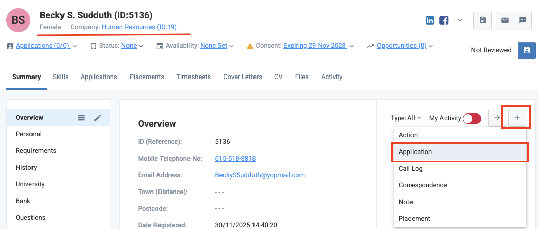 Eploy create vacancy