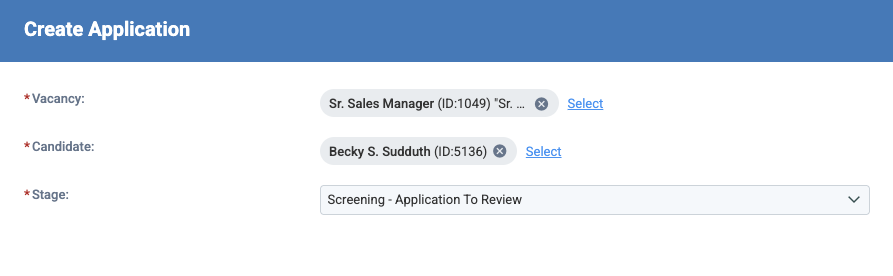 Eploy apply to vacancy