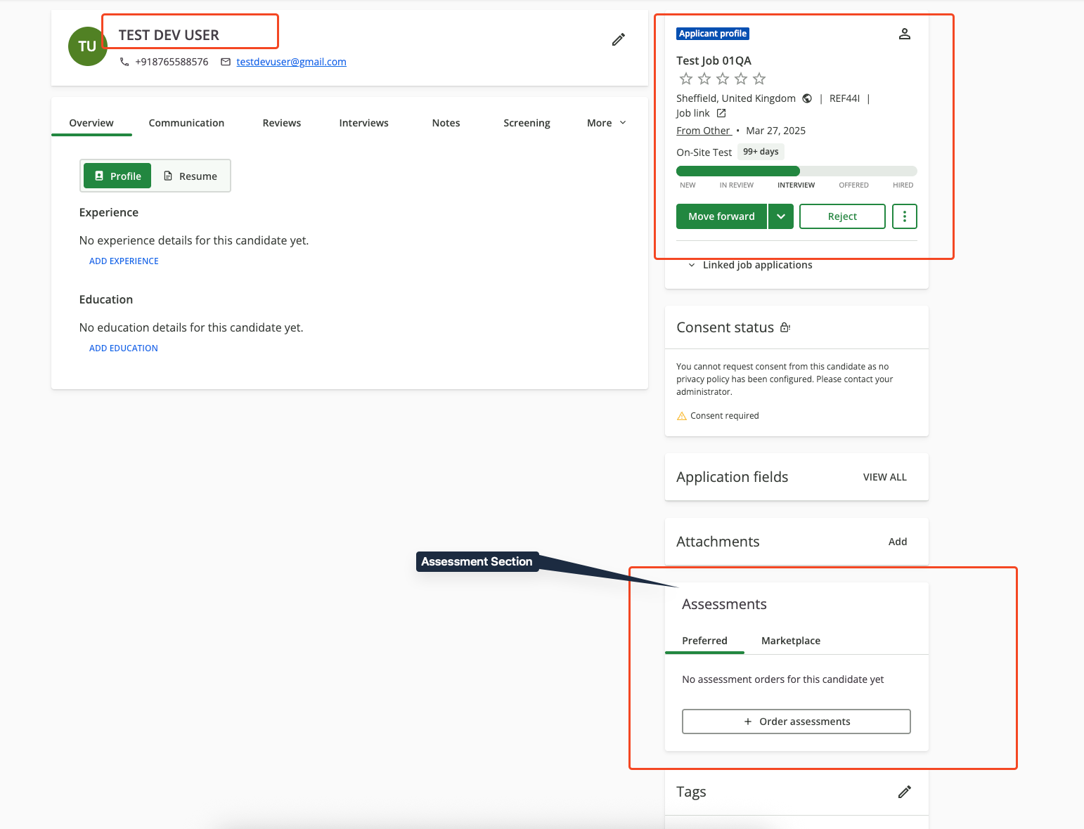 Input External Trigger Token