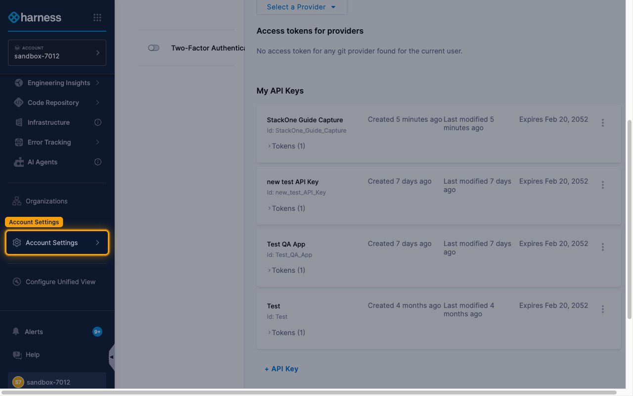 Left navigation with Account Settings highlighted