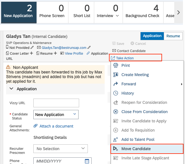 Go to Talent Pipeline