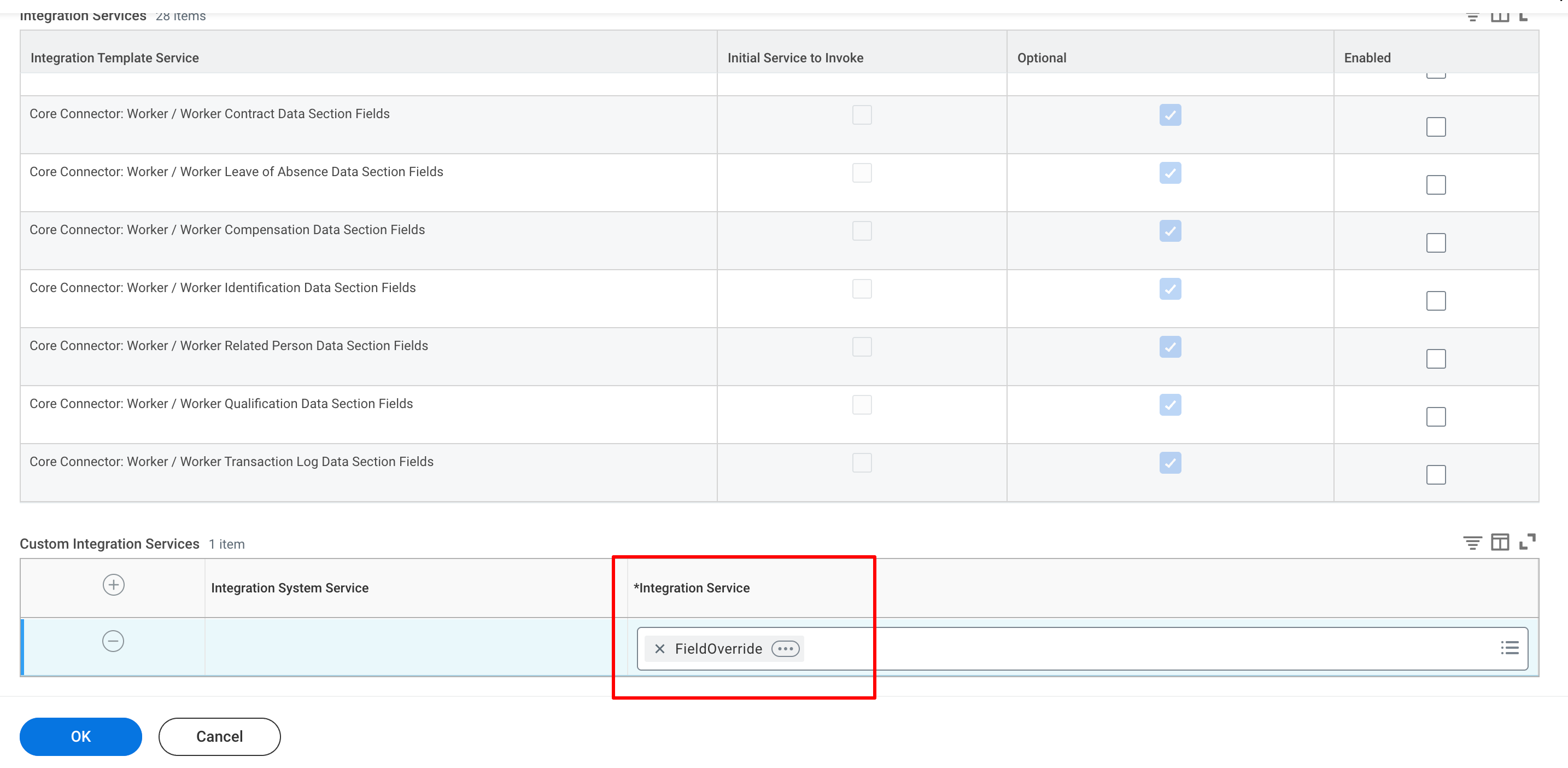 Click Field Definitions