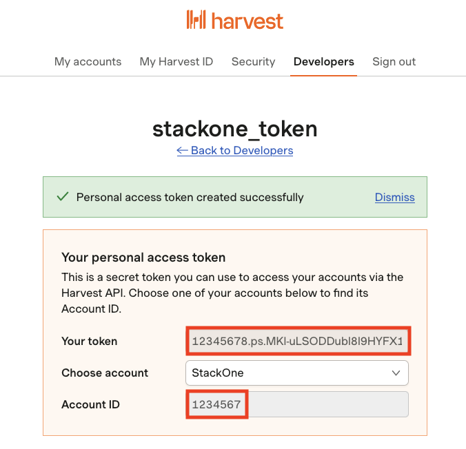 API Token and Account ID