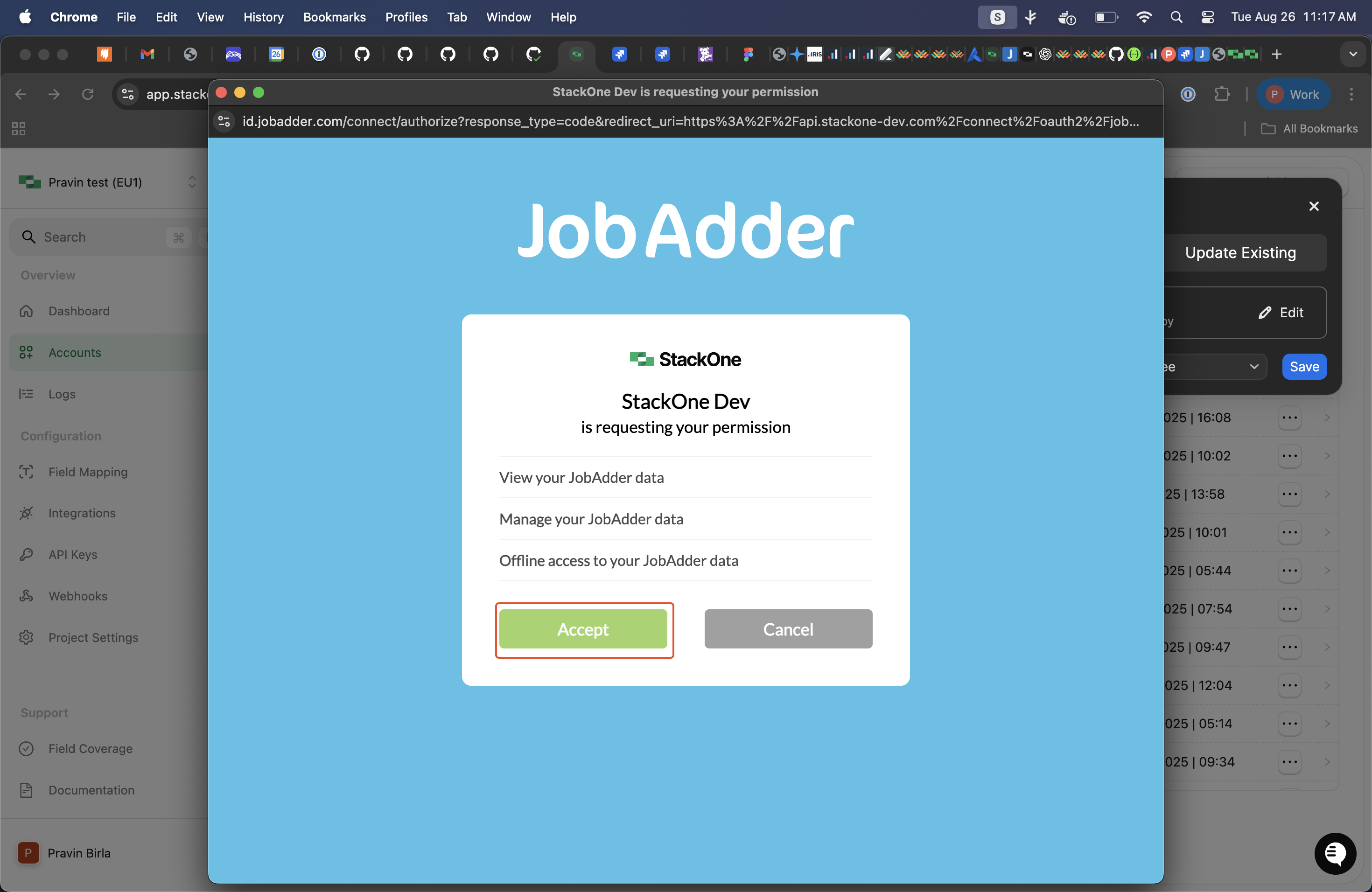 Authorize Application