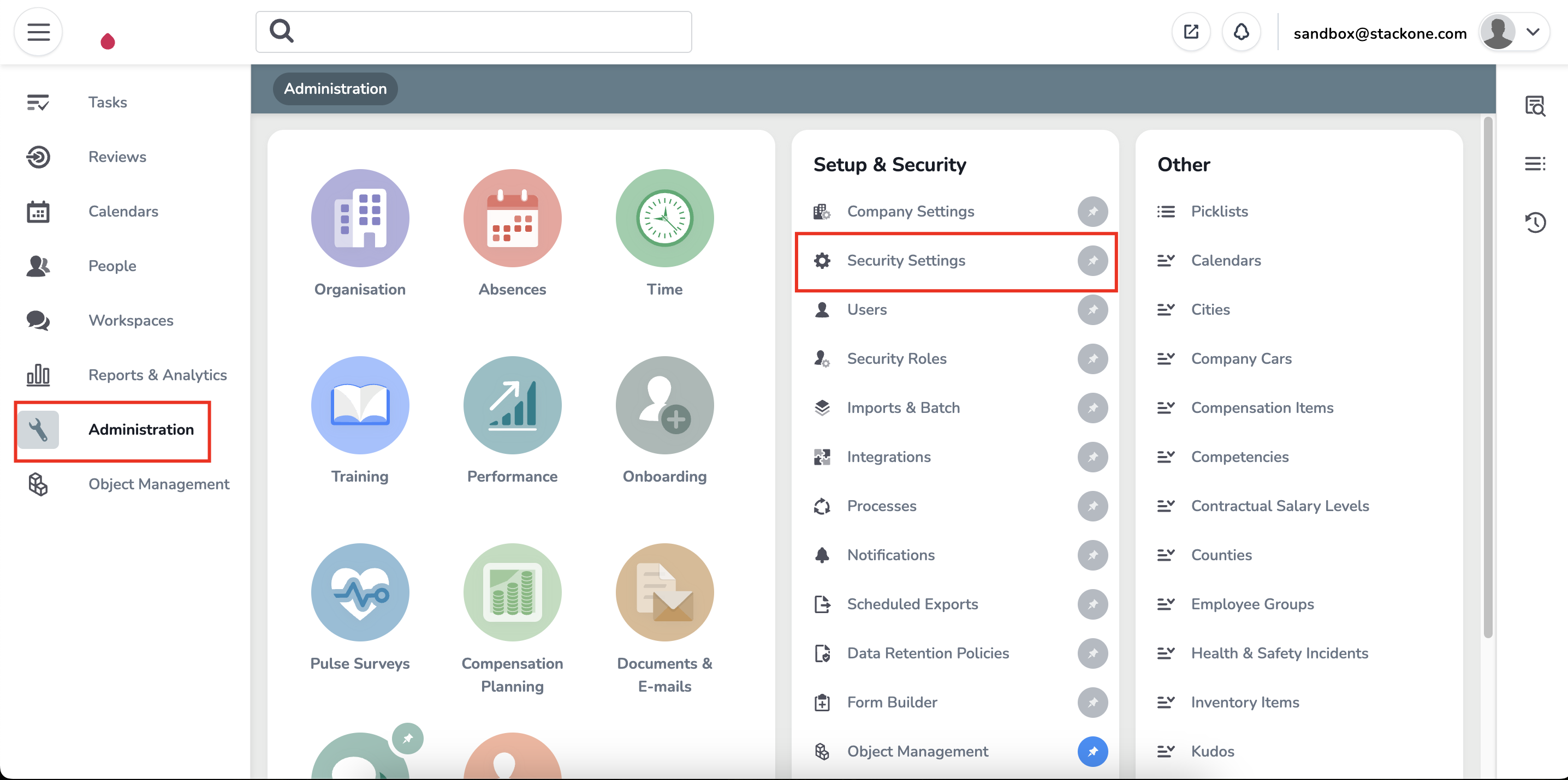 Navigate to Applications